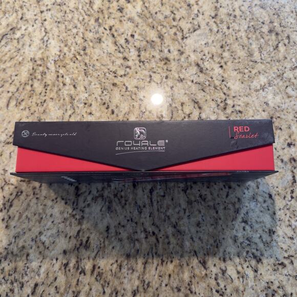 ROYALE-PLATINUM Genius Flat Iron RED SCARLET - New In Box - Picture 5 of 10